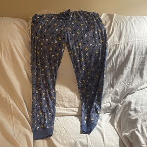 Women's Blue Emoji Pajama Pants